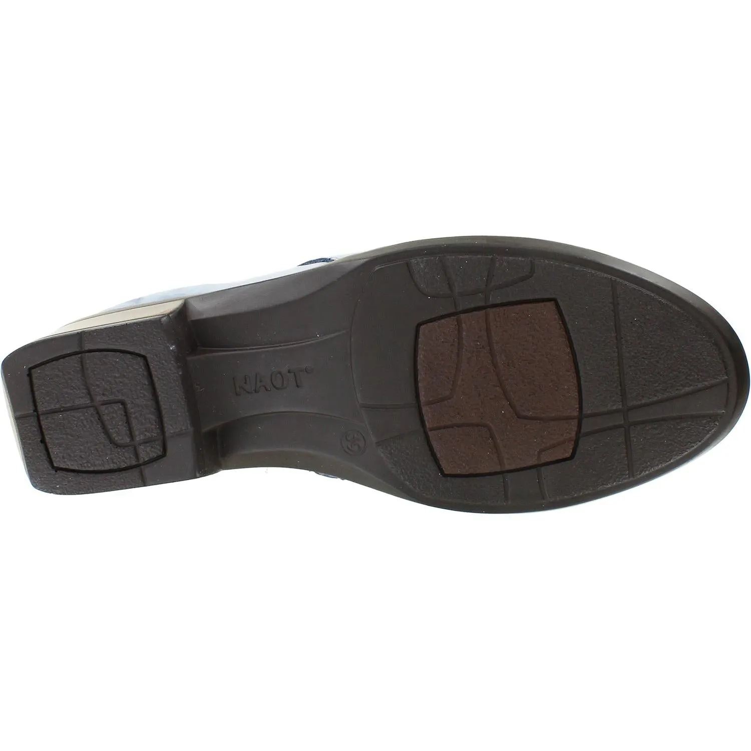 Women's Naot Leveche Feathery Blue/Shiitake Nubuck