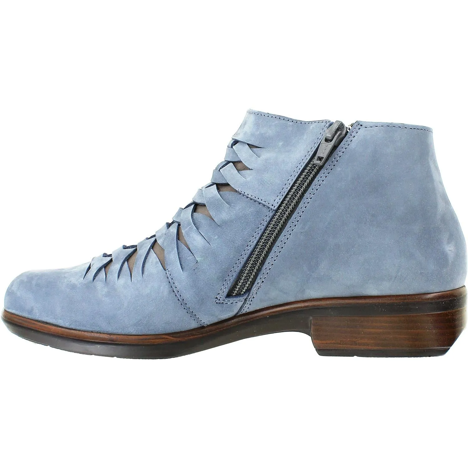 Women's Naot Leveche Feathery Blue/Shiitake Nubuck