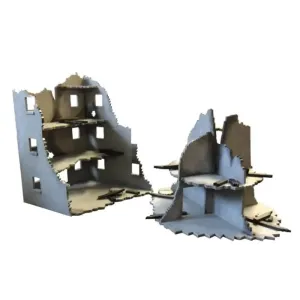 XOLK Pre-made Scenery: Urban War Zone Kit [D]