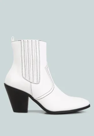 Yale High Ankle Cowboy Boots