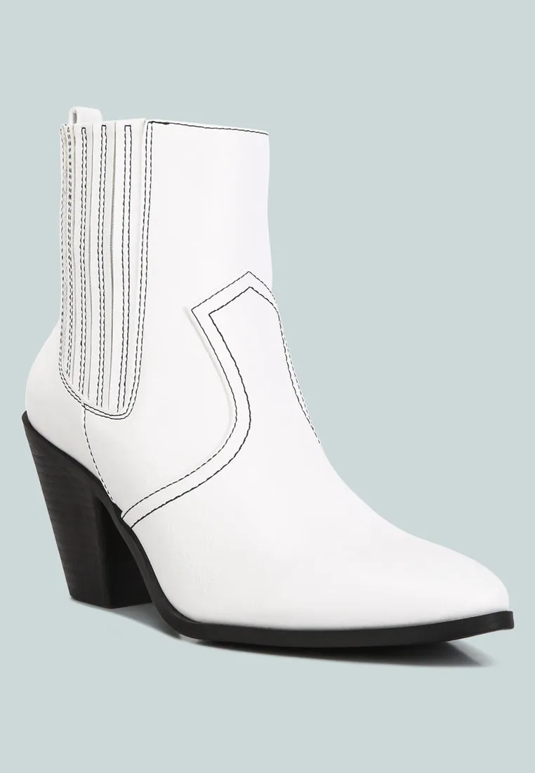 Yale High Ankle Cowboy Boots