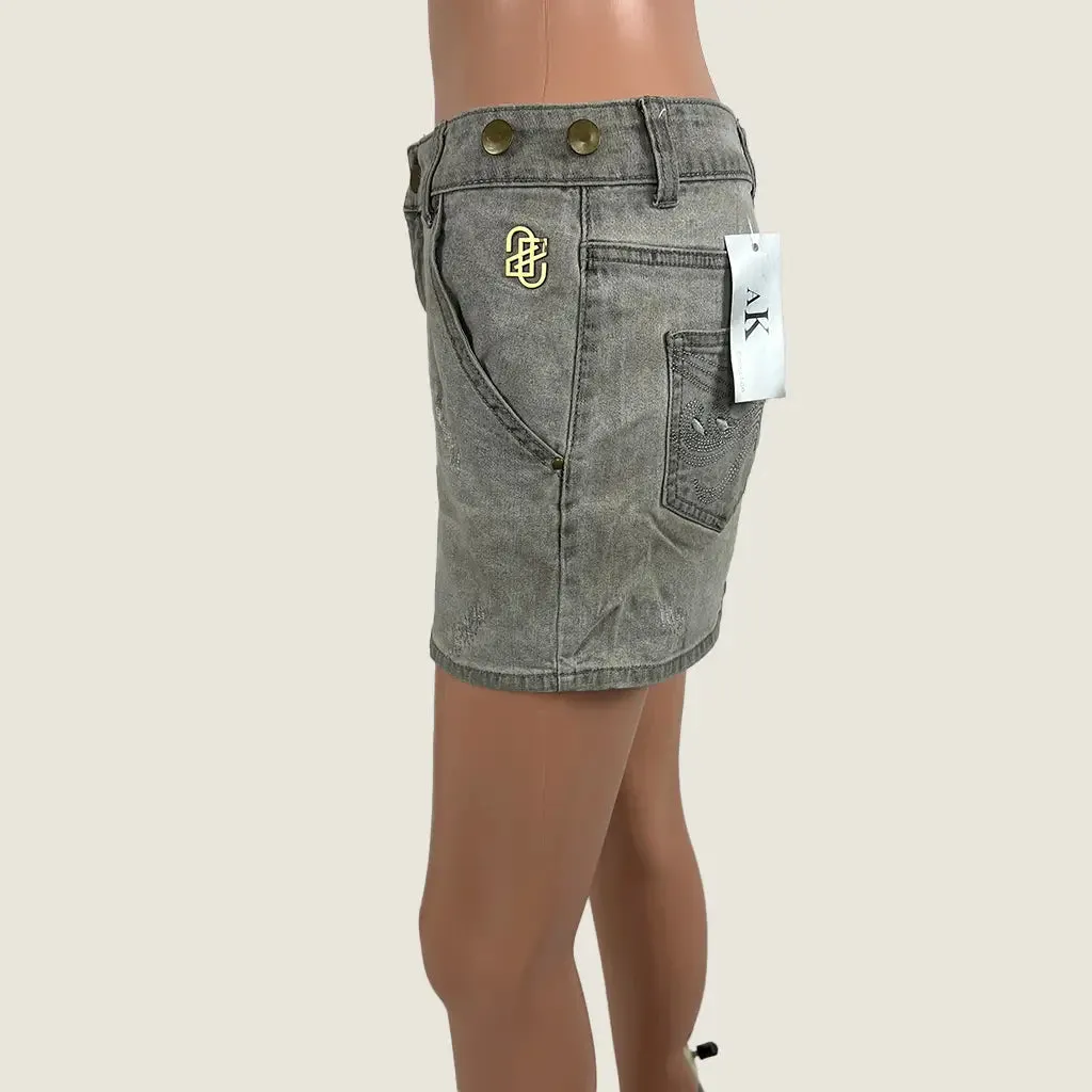Zucozz Denim Women's Skirt Large